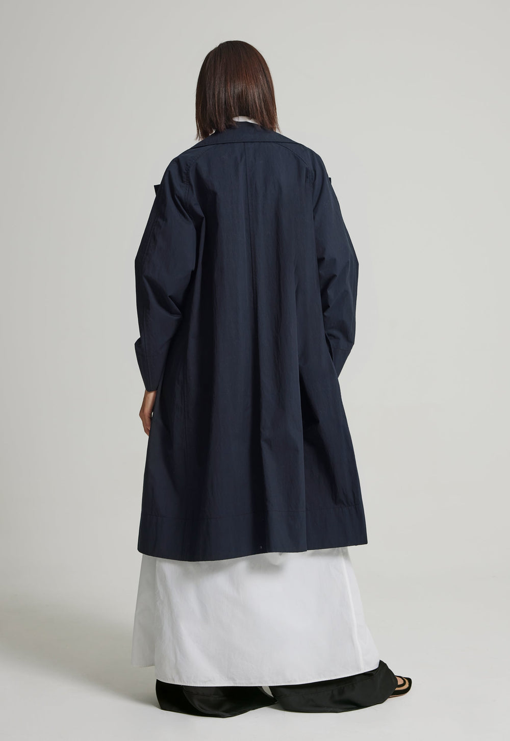 Jac+Jack ORWELL TRENCH COAT in Navy